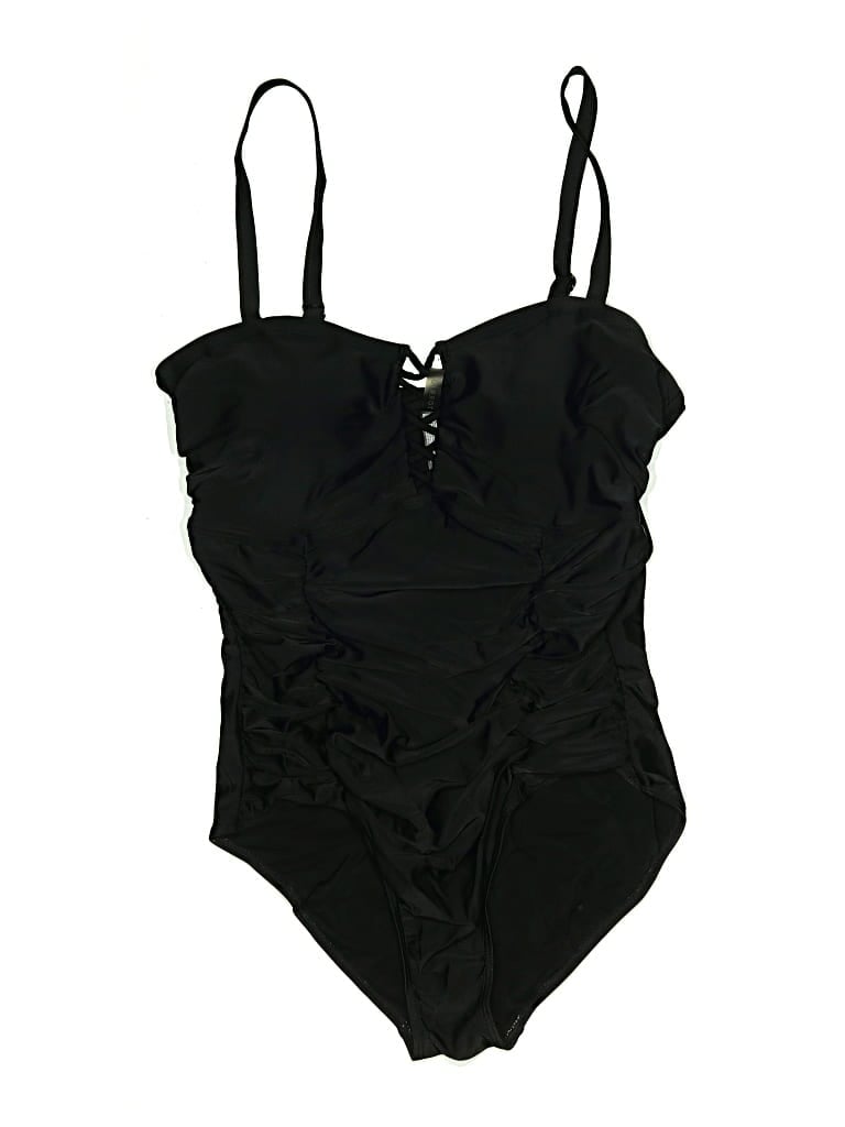 Pre-owned Torrid One Piece Swimsuit In Black