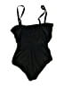 Torrid Solid Black One Piece Swimsuit Size 2X Plus (2) - photo 2