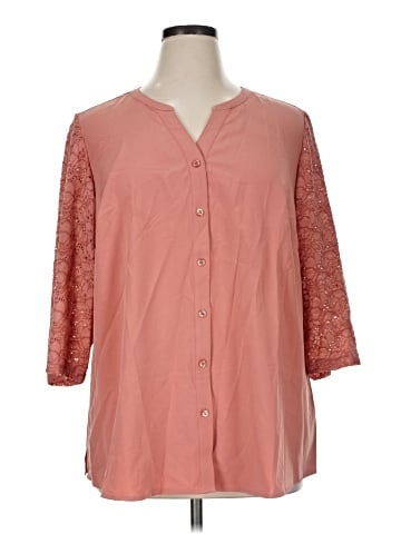 D&Co. 3/4 Sleeve Blouse (view 1)