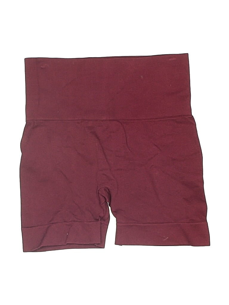 Pre-owned Set Active Athletic Shorts In Burgundy