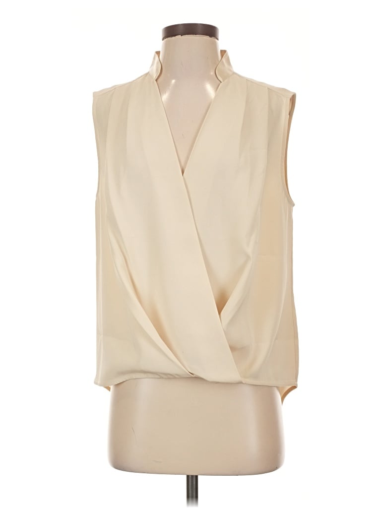 Pre-owned Rag & Bone Sleeveless Blouse In Ivory
