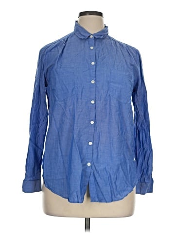 Ann Taylor Factory Long Sleeve Button-Down Shirt (view 1)
