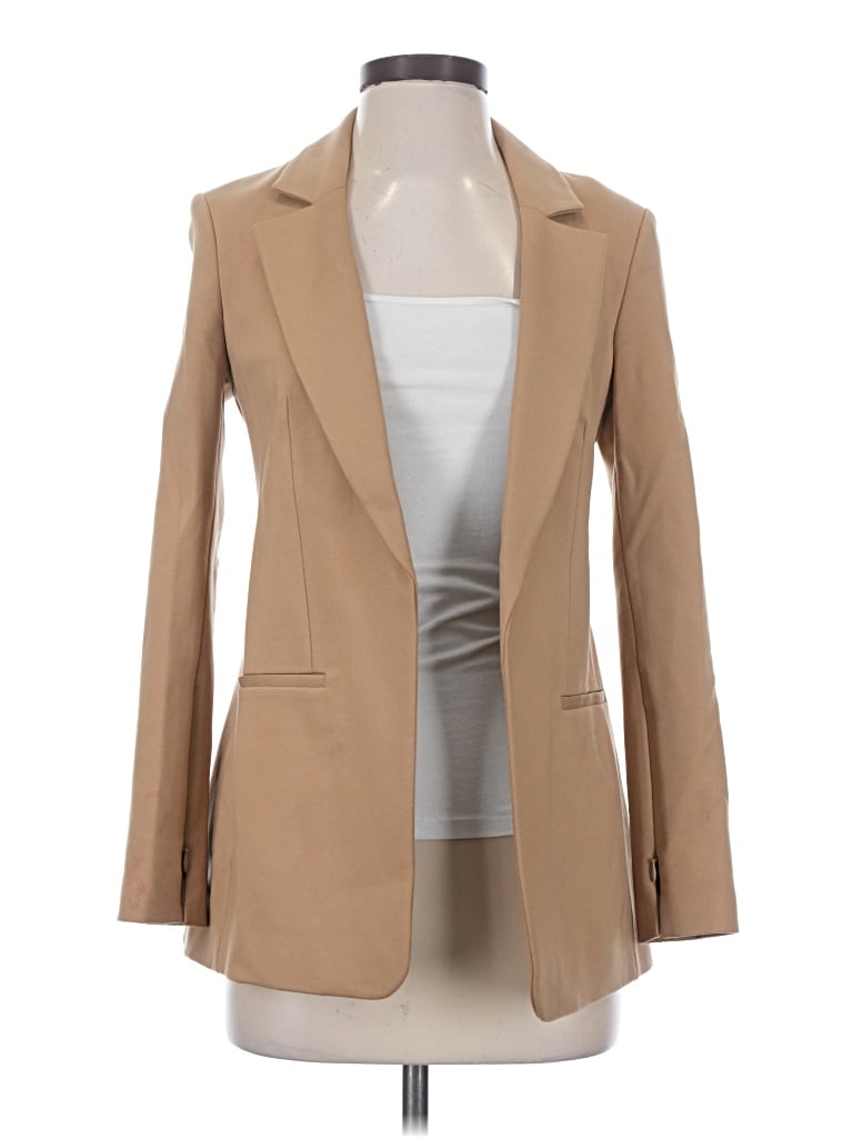Express Blazer Jacket In Tan