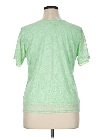 Denim & Co Short Sleeve Top (view 2)