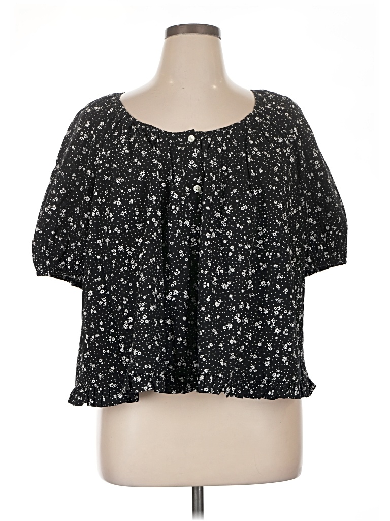 Pre-owned Universal Thread Short Sleeve T-shirt In Black