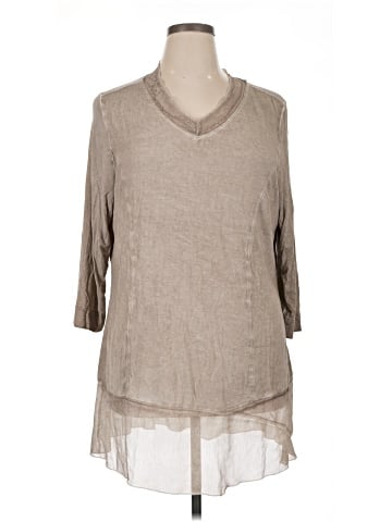 Charlie Paige 3/4 Sleeve Blouse (view 1)