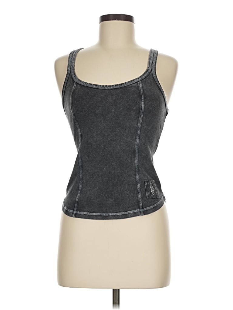 Pre-owned Fp Movement Tank Top Gray Strapless Neckline Tops
