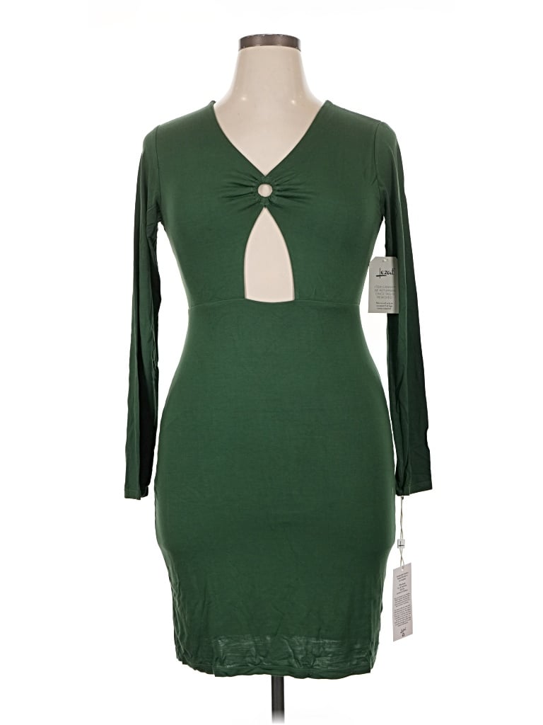 Lezat Cocktail Dress In Green