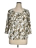 Simonton Says Silver 3/4 Sleeve Blouse Size 1X - photo 1