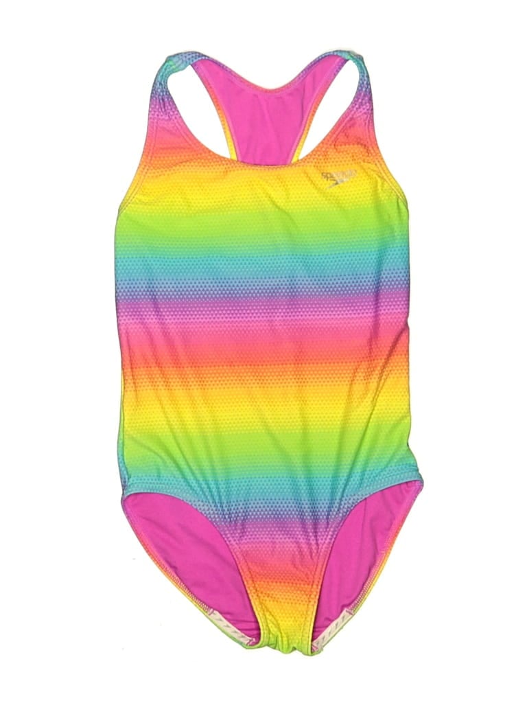 Pre-owned Speedo Kids' One Piece Swimsuit In Pink