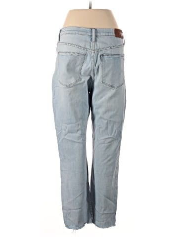 Madewell The High-Rise Slim Boyjean in Fitzgerald Wash: Button-Front Edition (view 2)