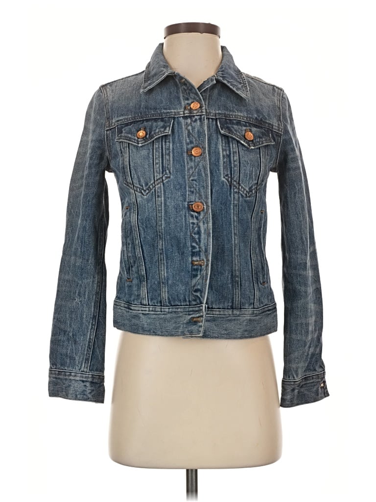 Pre-owned Jcrew Denim Jacket In Blue