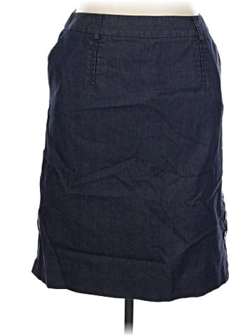 Pendleton Denim Skirt (view 1)
