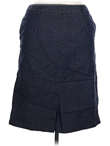 Pendleton Denim Skirt (view 2)