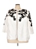 Peter Nygard 100% Polyester Ivory Jacket Size 22 - photo 1