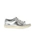Tory Burch 100% Leather Metallic Silver Sneakers Size 8 1/2 - photo 1