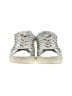 Tory Burch 100% Leather Metallic Silver Sneakers Size 8 1/2 - photo 2