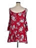 Soprano 100% Rayon Red 3/4 Sleeve Blouse Size 1X (estimated) - photo 2