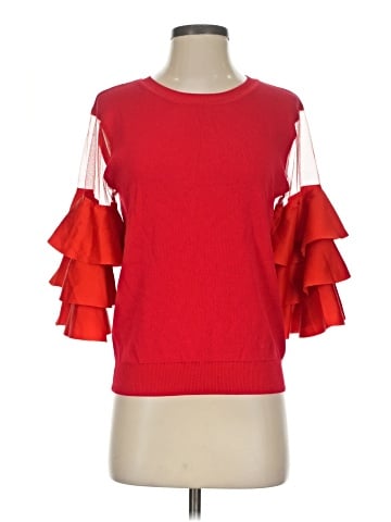 Patrizia Luca 3/4 Sleeve Top (view 1)