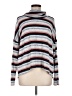 Saturday Sunday Stripes Silver Turtleneck Sweater Size M - photo 1
