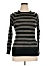 Ann Taylor LOFT Stripes Gray Pullover Sweater Size XL - photo 1