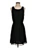 Elle 100% Polyester Solid Black Casual Dress Size 4 - photo 1