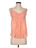 E&M Collection Orange Sleeveless Blouse Size S - photo 1