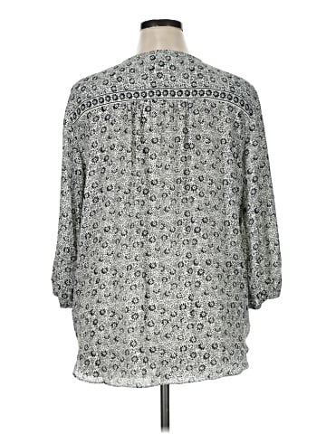 Max Studio 3/4 Sleeve Blouse (view 2)