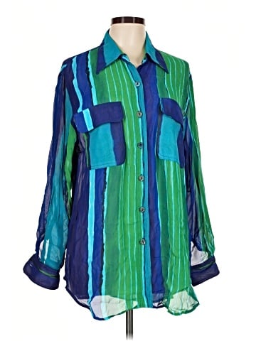 Carole Little Long Sleeve Blouse (view 1)