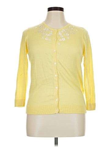 August Silk Cardigan (view 1)