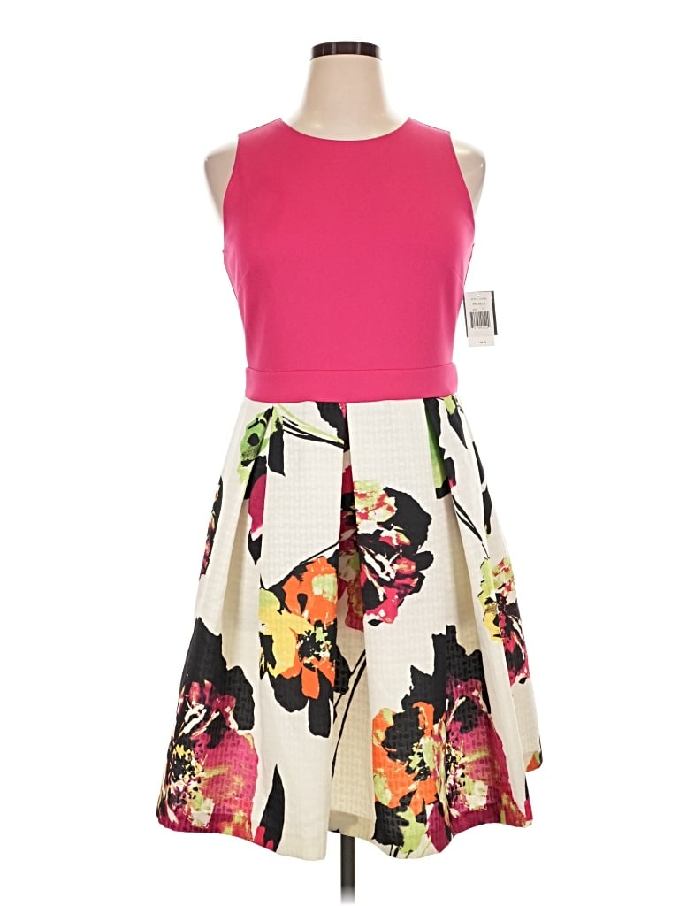 Pre-owned Gabby Skye Cocktail Dress In Pink