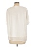 Glam 100% Polyester Ivory Short Sleeve Blouse Size L - photo 2