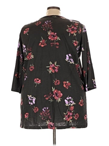 Woman Within 3/4 Sleeve Blouse (view 2)