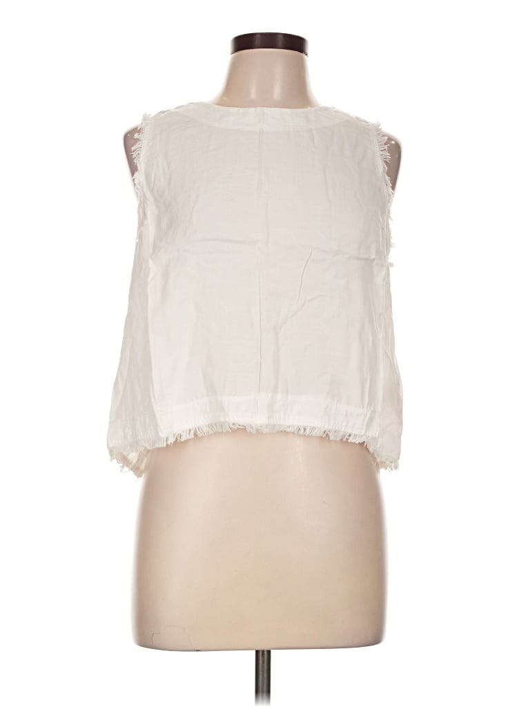 Pre-owned Cloth & Stone Sleeveless Blouse In Ivory