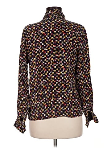 Saks Fifth Avenue Long Sleeve Silk Top (view 2)