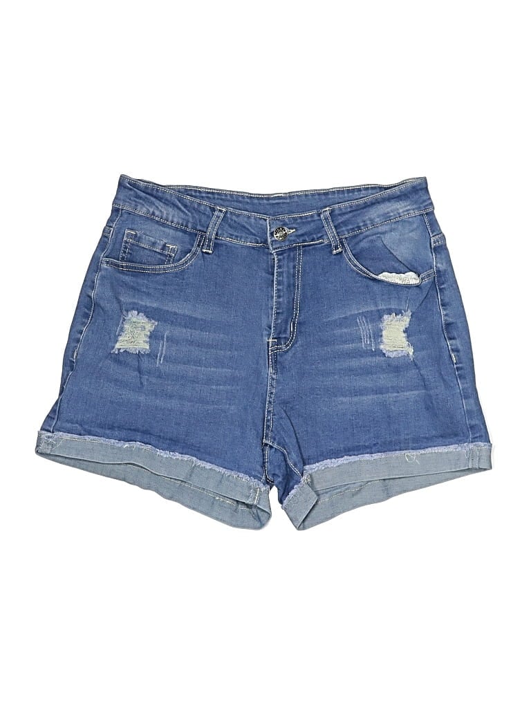 Pre-owned Jeans Denim Shorts In Blue