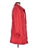 Criss Cross Red Wool Coat Size M - photo 4
