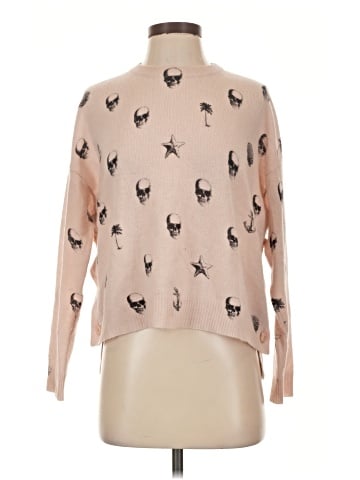 Skull Cashmere Cashmere Pullover Sweater (view 1)