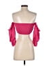 Shein 100% Polyester Pink 3/4 Sleeve Blouse Size 6 - photo 2