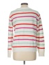 St. John's Bay 100% Acrylic Stripes White Pullover Sweater Size L - photo 2
