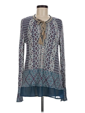 Vintage America Blues Long Sleeve Blouse (view 1)