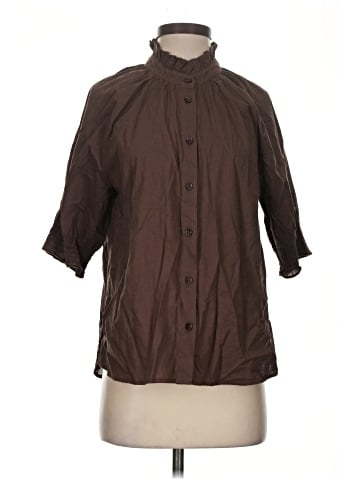 Bobi 3/4 Sleeve Button-Down Shirt (view 1)