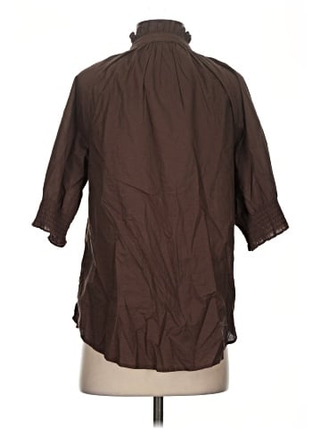 Bobi 3/4 Sleeve Button-Down Shirt (view 2)