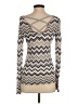 White House Black Market Chevron-herringbone Silver Pullover Sweater Size XS - photo 2