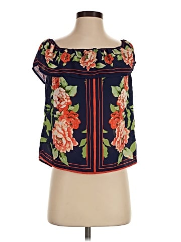 E&M Collection Short Sleeve Blouse (view 1)