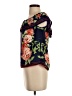 E&M Collection Blue Short Sleeve Blouse Size S - photo 5