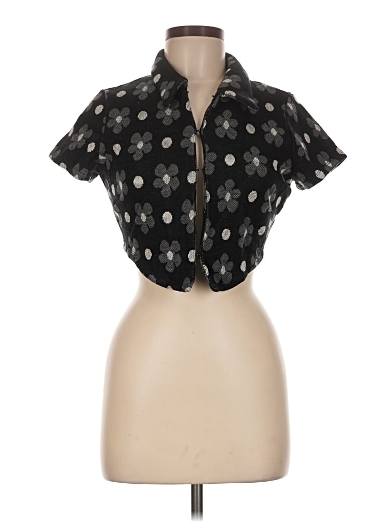 Pre-owned Le Lis Cardigan Sweater In Black