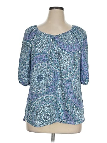Counterparts 3/4 Sleeve Blouse (view 1)
