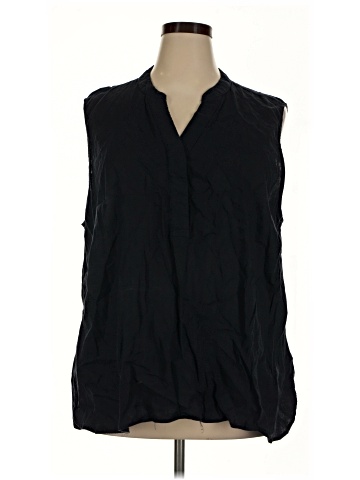 Kenar Sleeveless Button-Down Shirt (view 1)