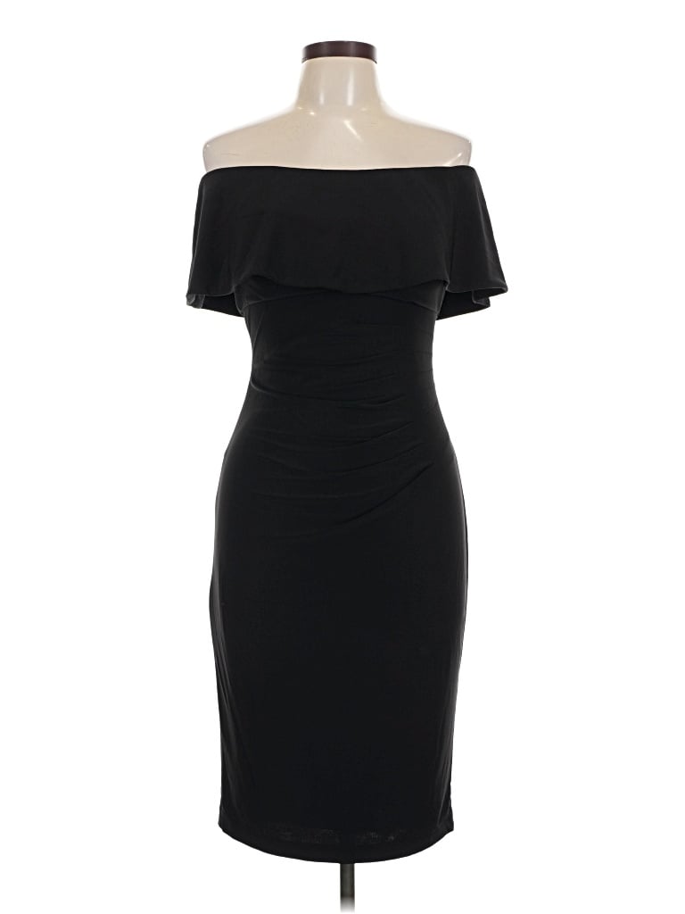 Pre-owned Xscape Cocktail Dress In Black